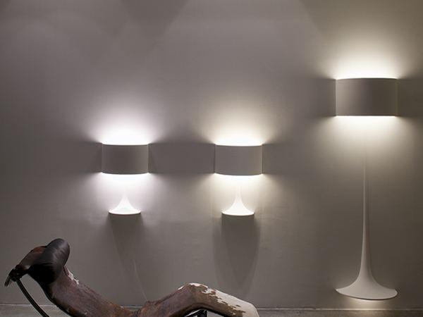 Direct-indirect light wall lamp | Soft Spun Small by Flos