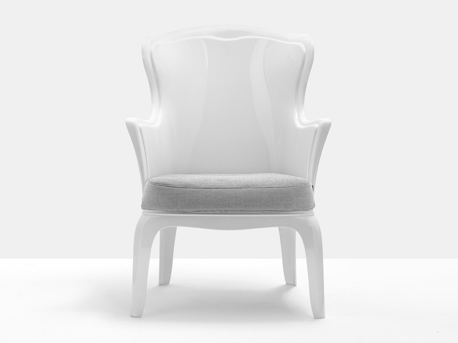 Polycarbonate armchair | Pasha 660 by Pedrali