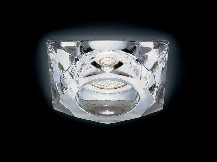 LED recessed glass spotlight for false ceiling | Sideral I by Leucos