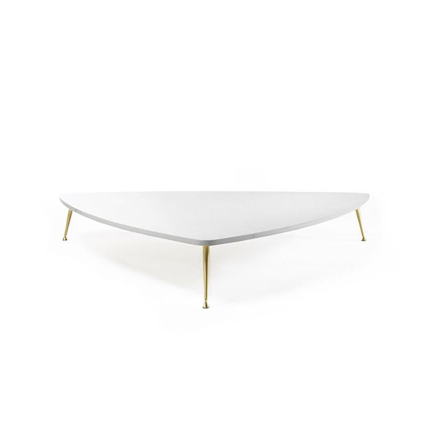 Triangular wood coffee table | Camelia by Galimberti Nino