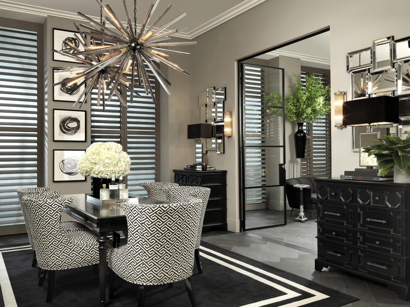 Glass pendant lamp | Equalizer by Eichholtz