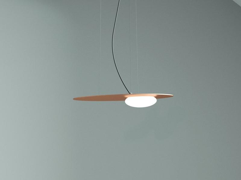 LED direct light aluminium pendant lamp | Kwic by Axolight