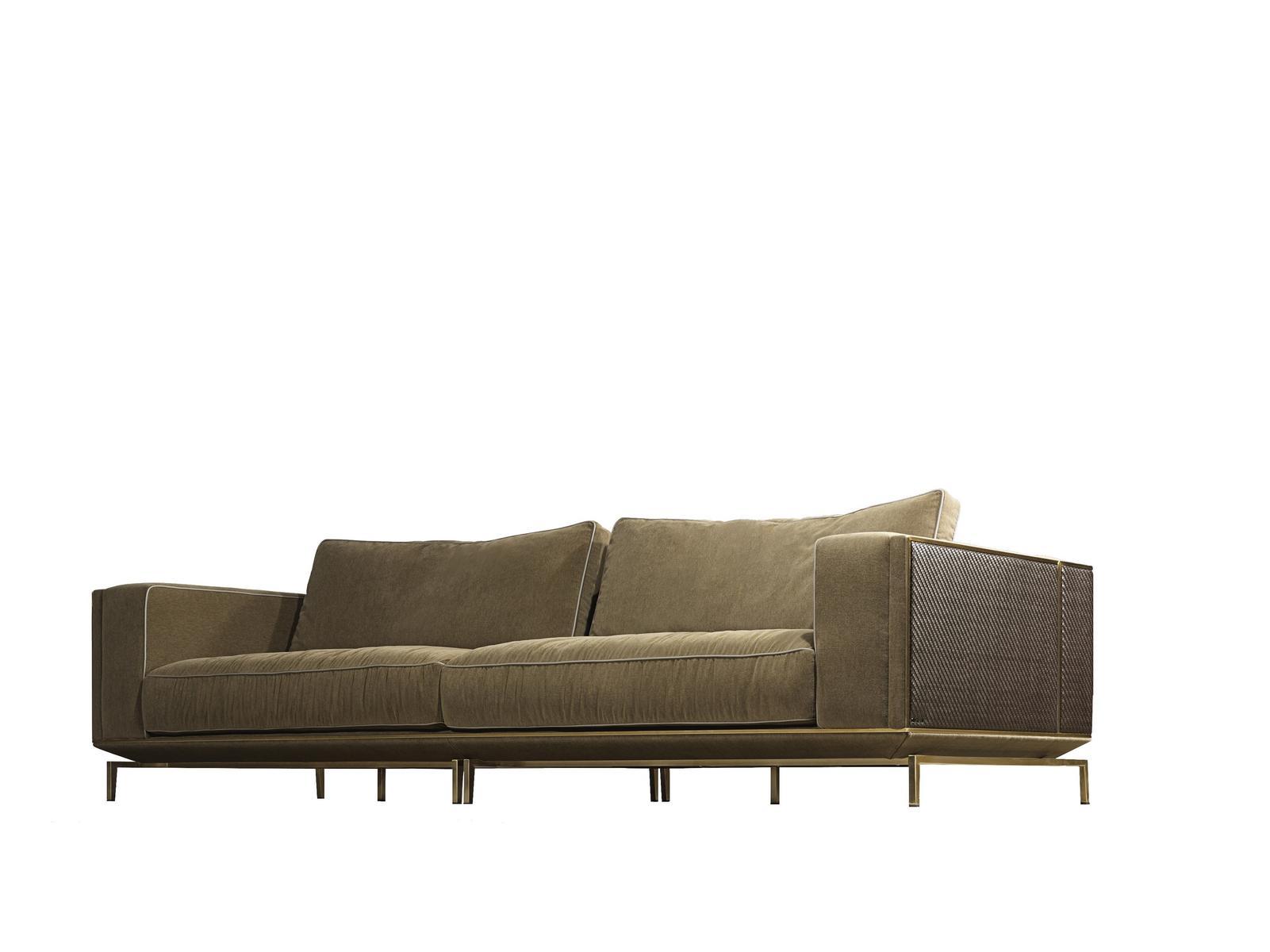 Sectional 3 seater fabric sofa | Backstage by Visionnair