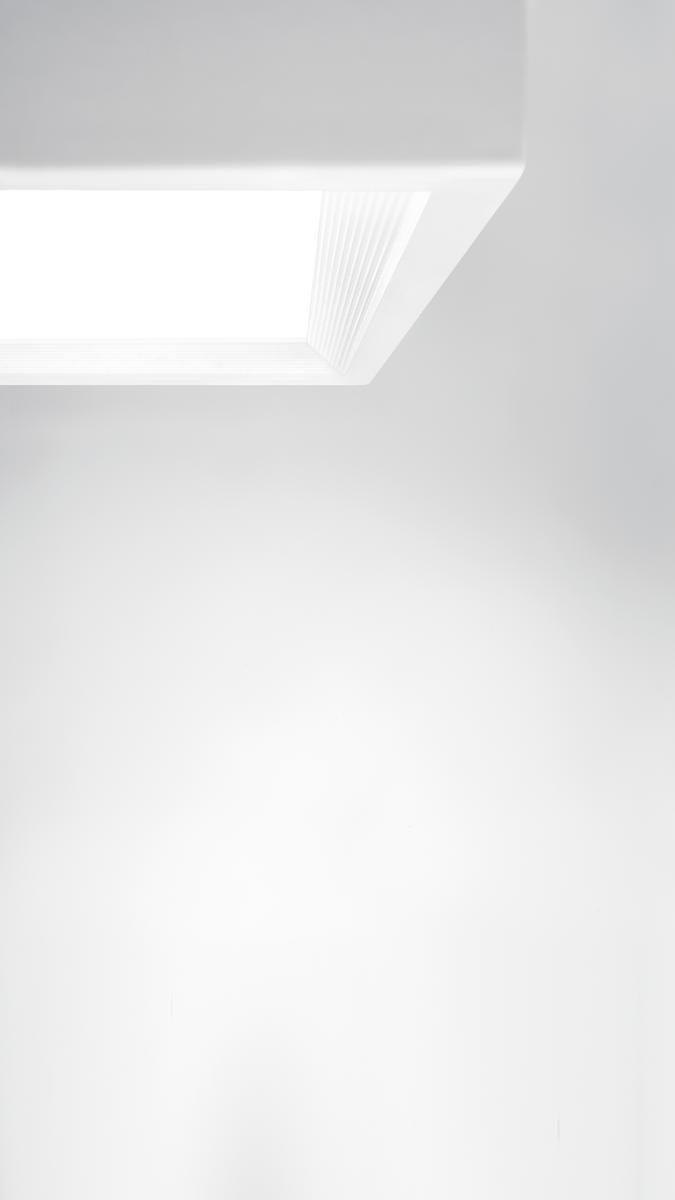 LED aluminium ceiling lamp | Block Large by Arkoslight