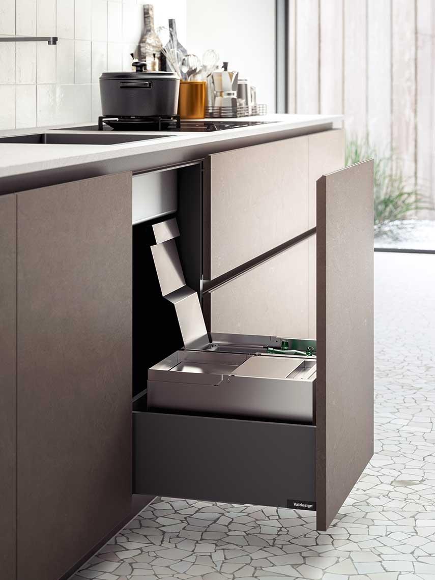 Fenix kitchen without handles ALF Valdesign Logica L40