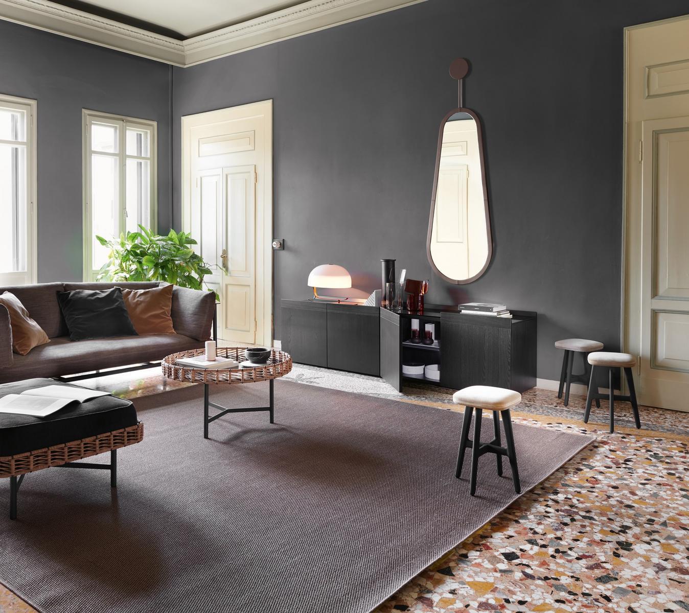 Wall-mounted framed mirror | Stilla by Potocco