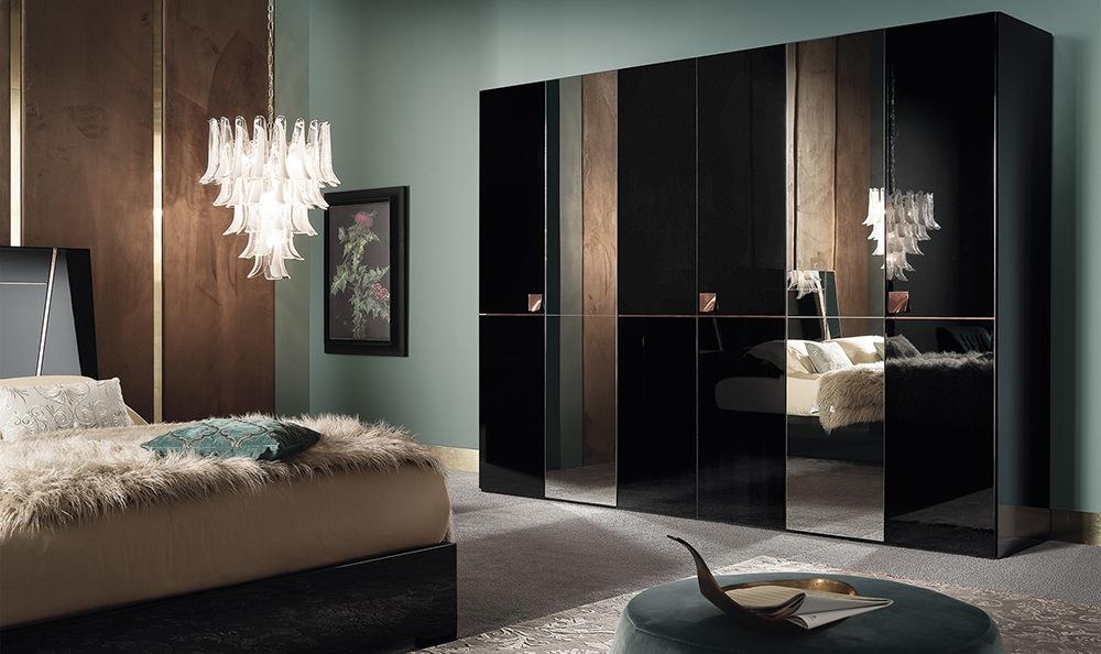 Lacquered bedroom set | Mont Noir by ALF Italia
