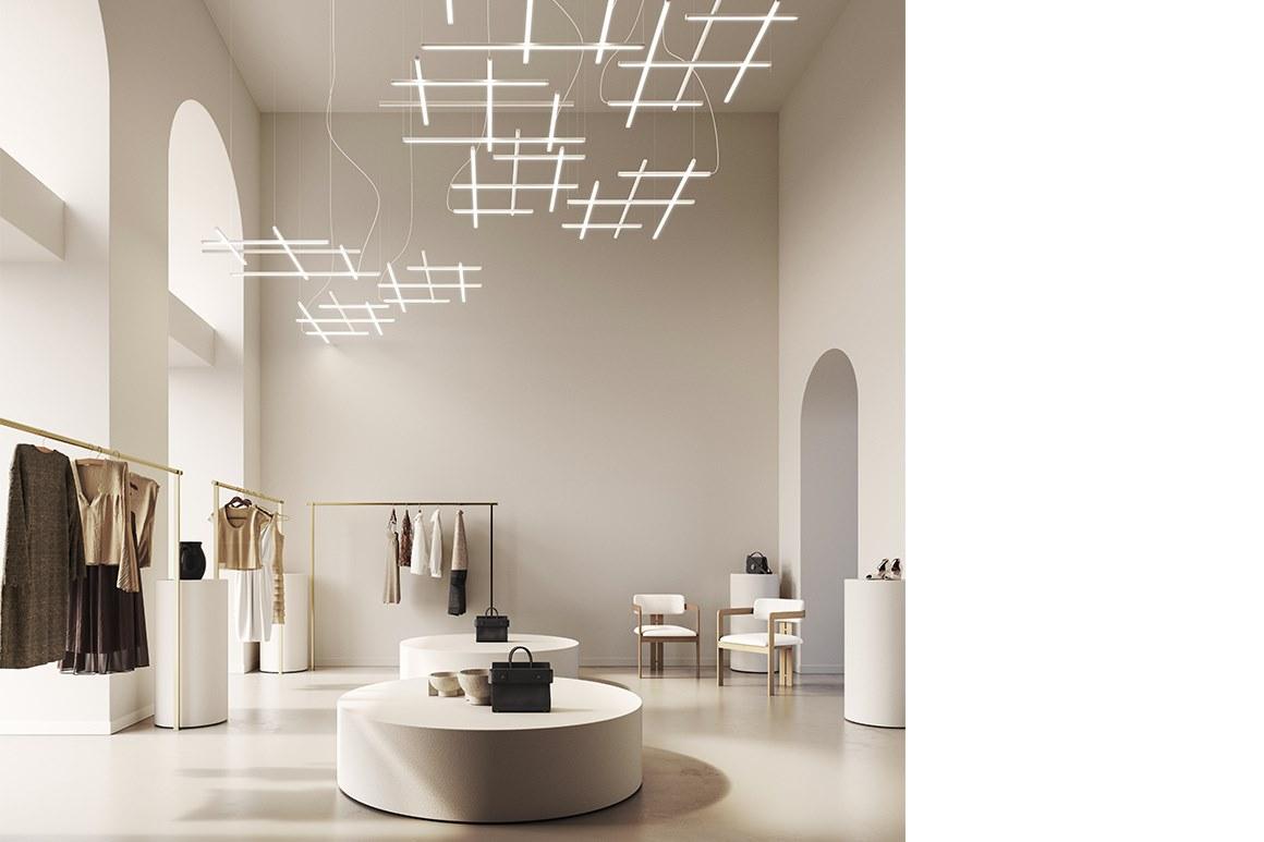 LED aluminium pendant lamp | Hilow by Panzeri