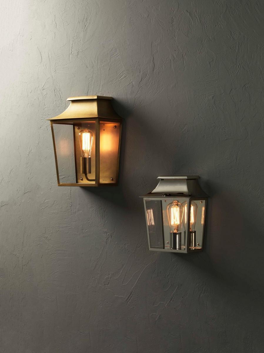 Glass and steel outdoor wall lamp with dimmer | Richmond by Astro lighting