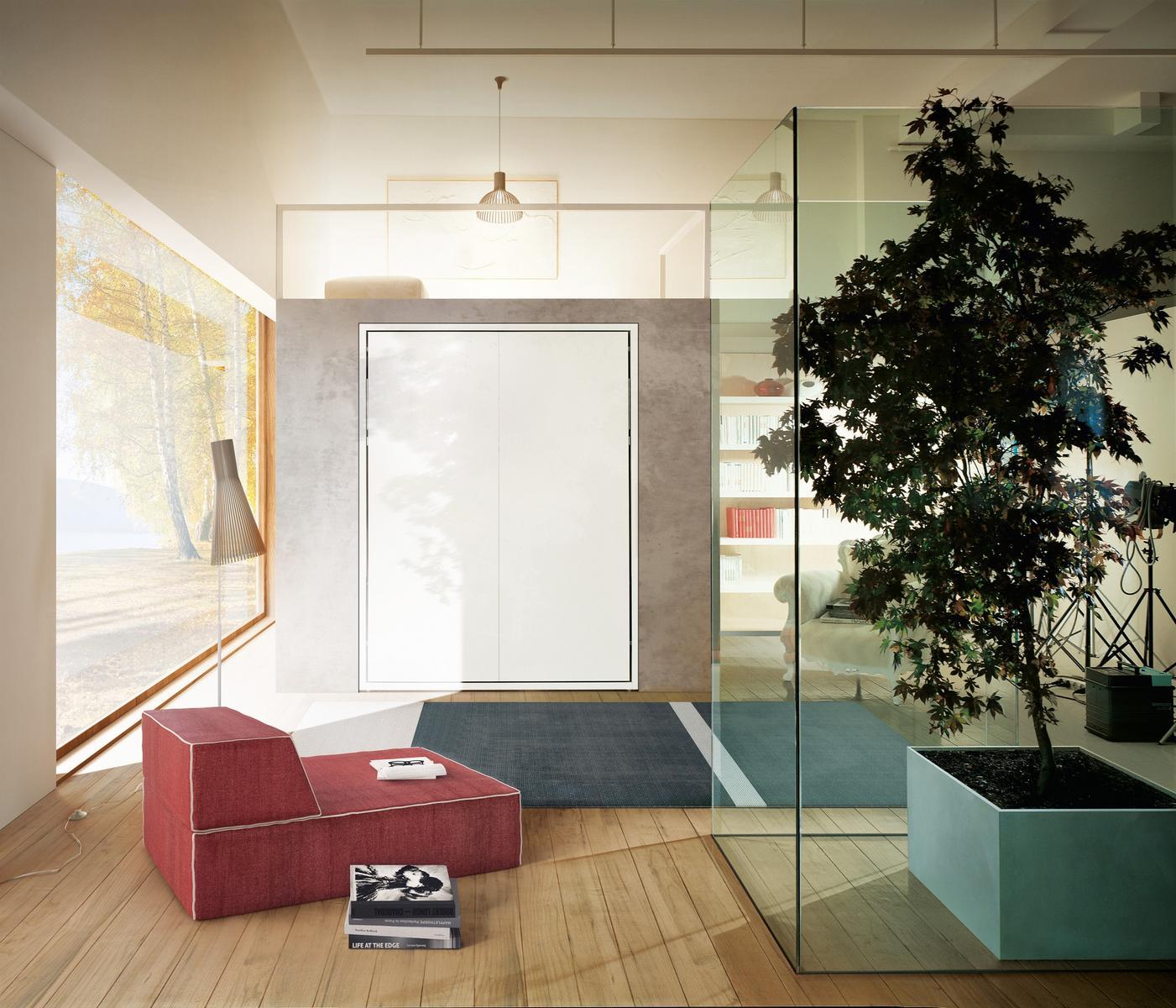 Upholstered fabric day bed with removable cover | Miguel by CLEI