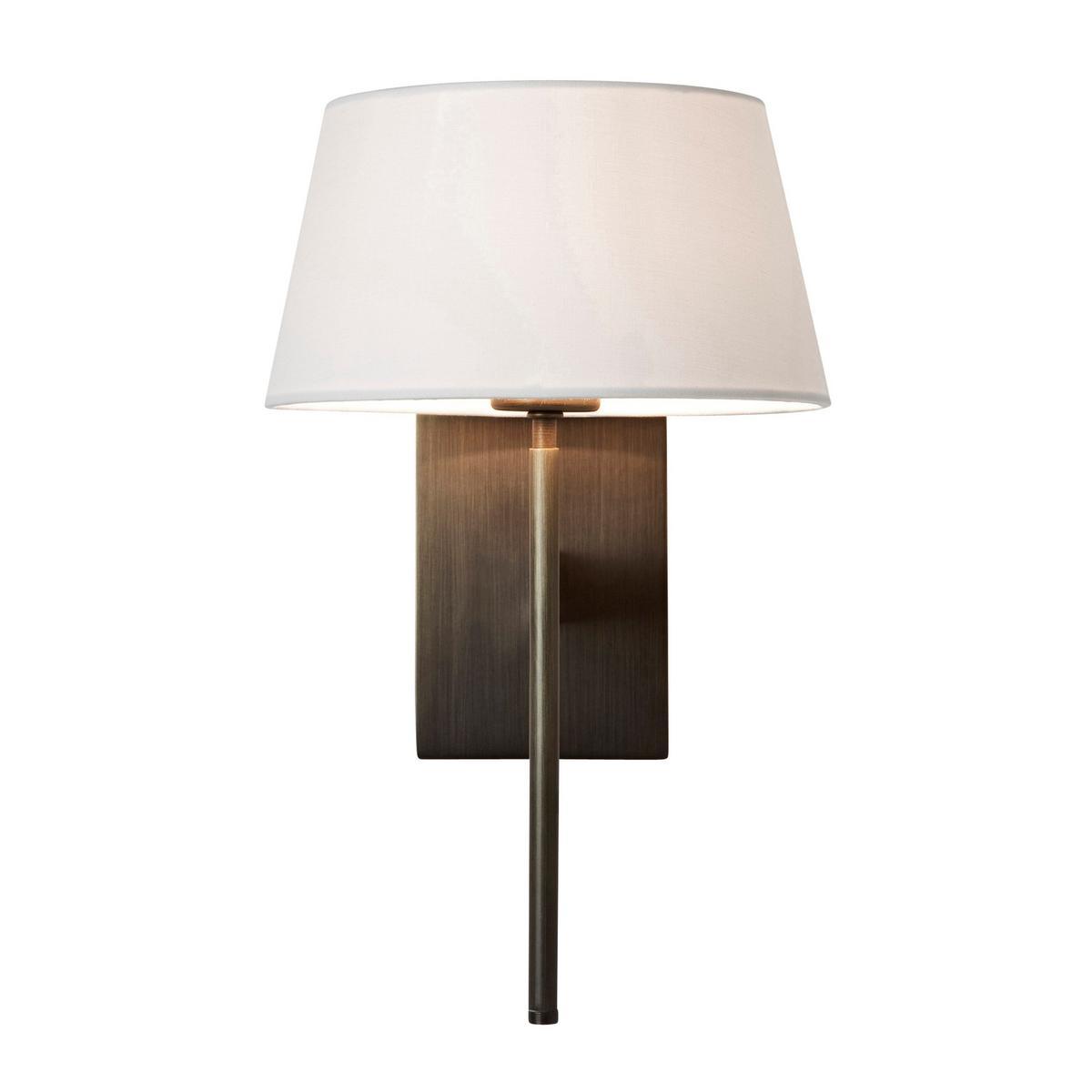 LED metal wall lamp in metal and fabric | San Marino by Astro lighting