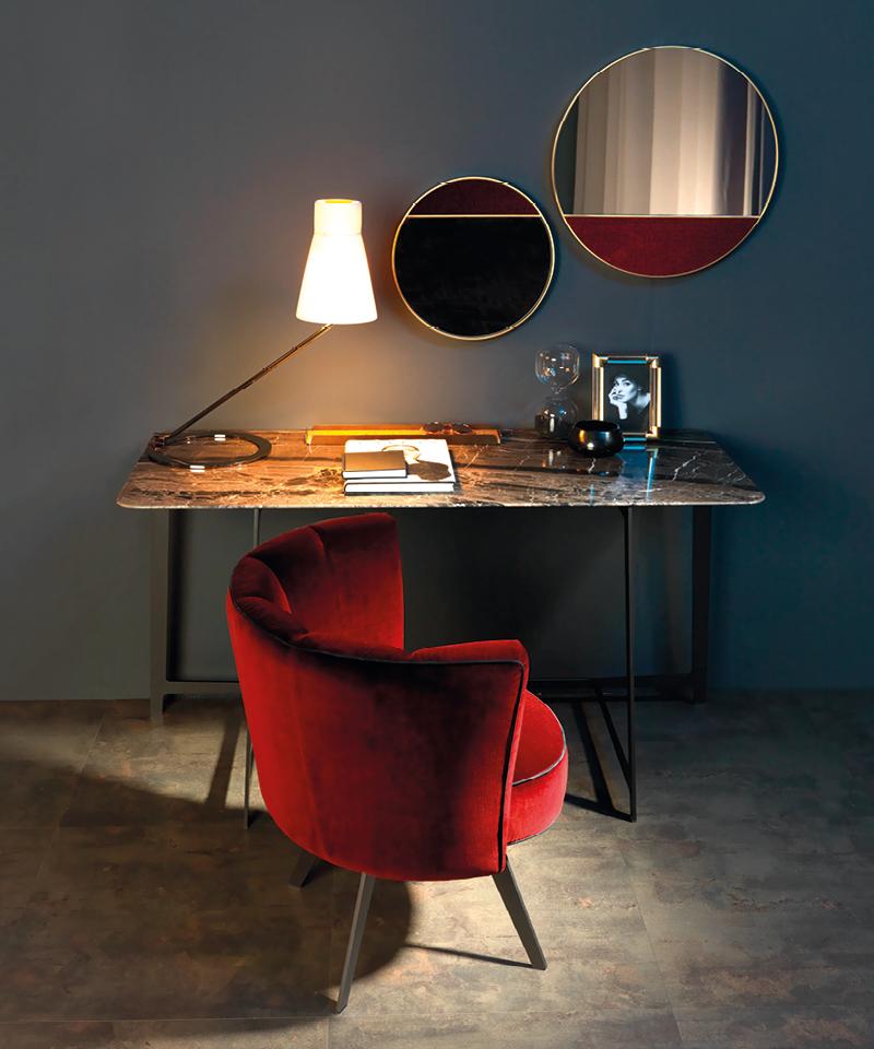 Rectangular marble writing desk | B Series by Borzalino