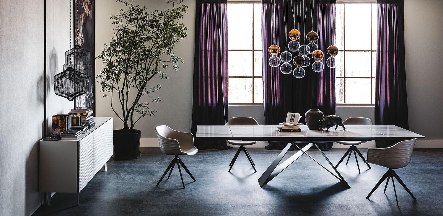 Rectangular metal table | Premier Keramik Drive by Cattelan Italia