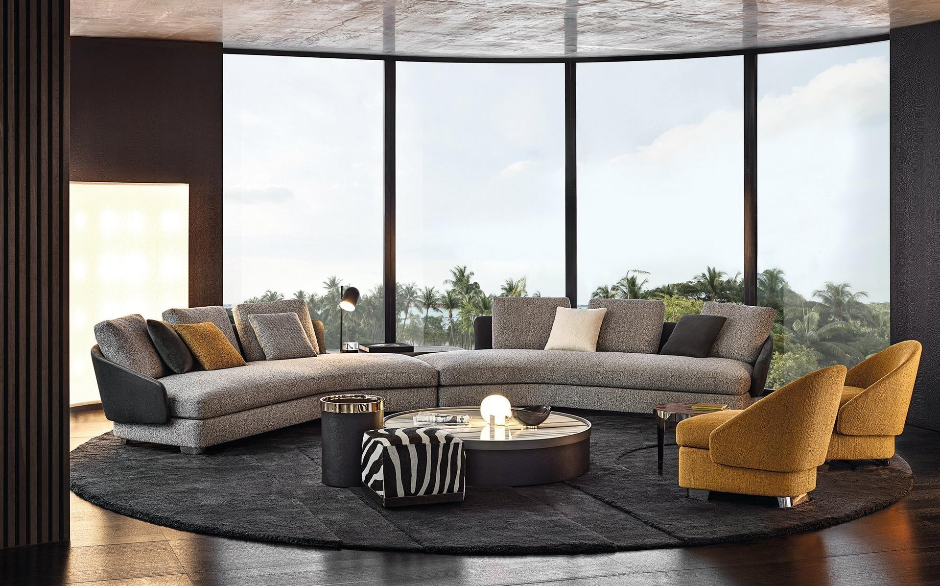 Sectional sofa | Lawson by Minotti