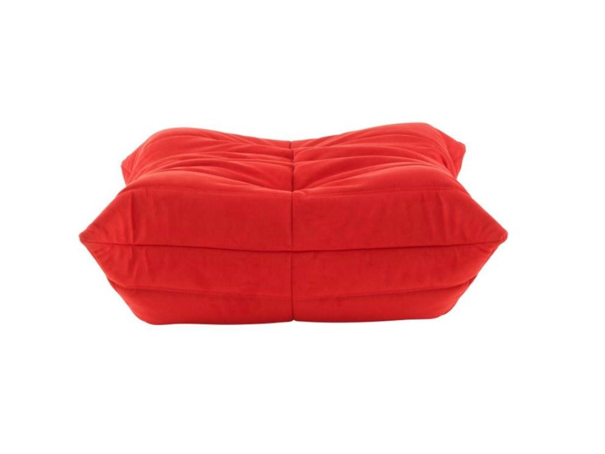 Upholstered rectangular fabric pouf | Togo by Ligne Roset