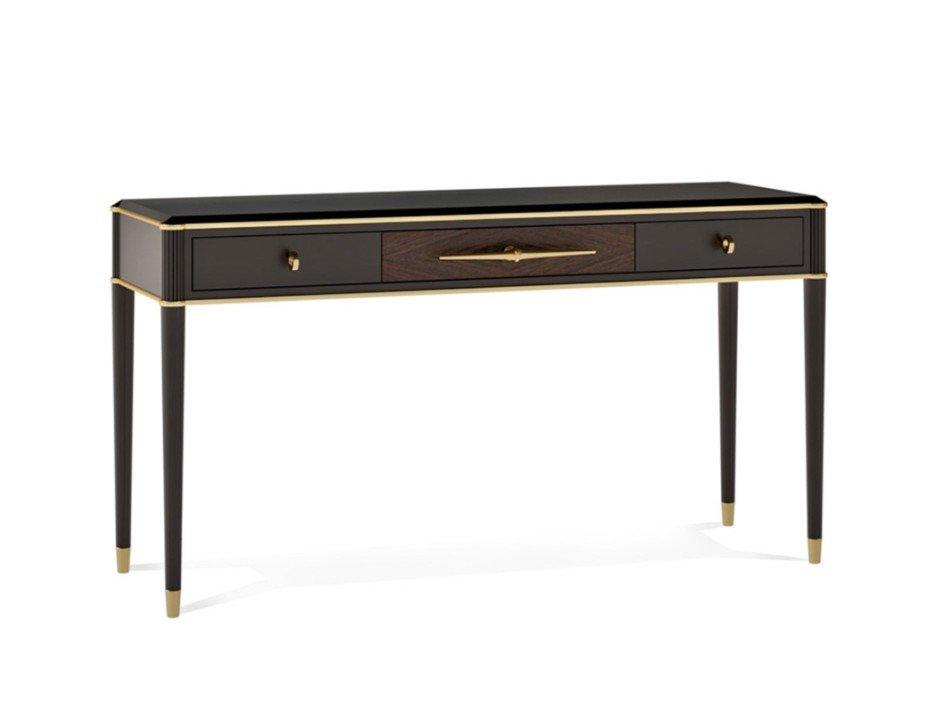 Rectangular wooden console table with drawers | Pr.810 by Stella del Mobile