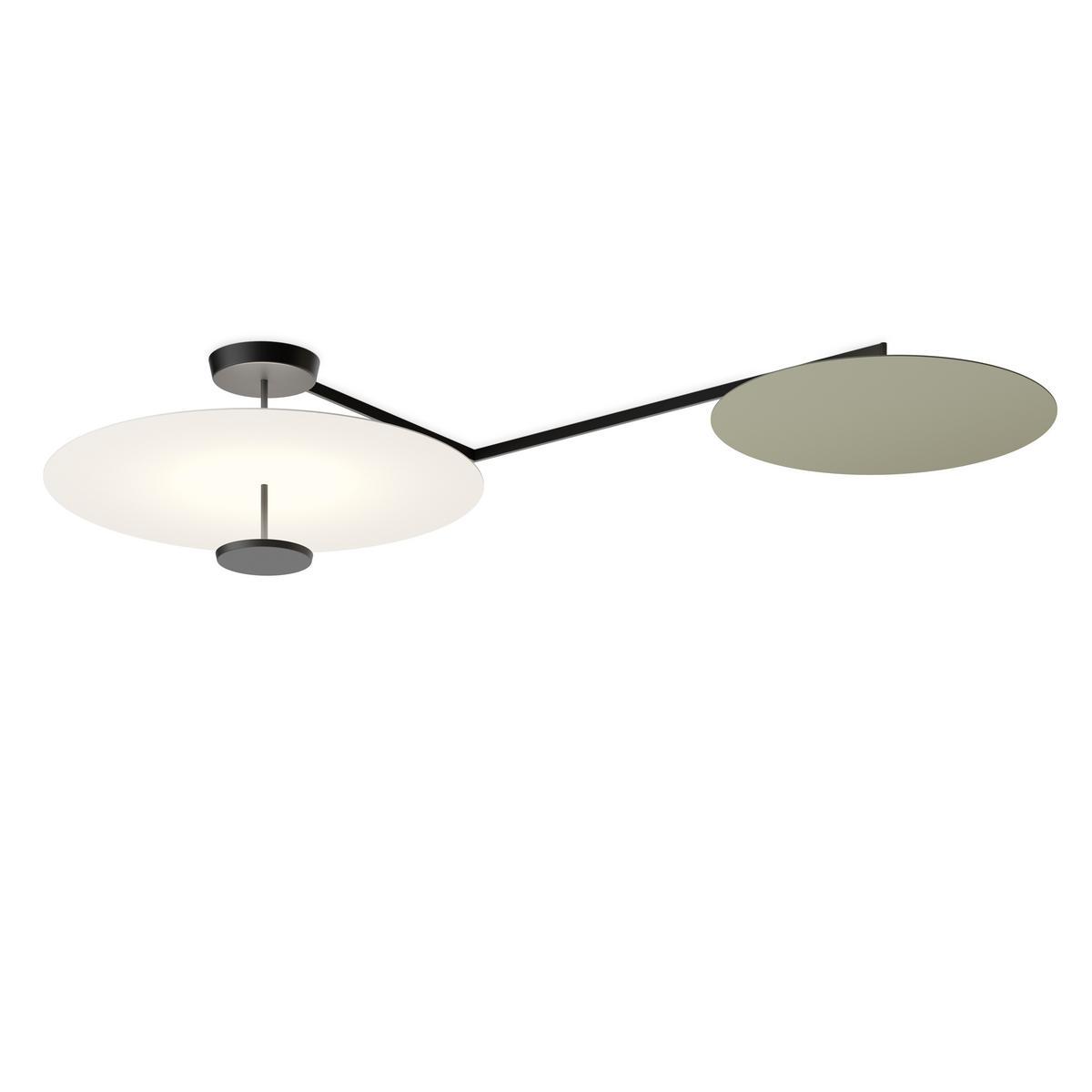 LED metal ceiling lamp | Flat 5924 by Vibia
