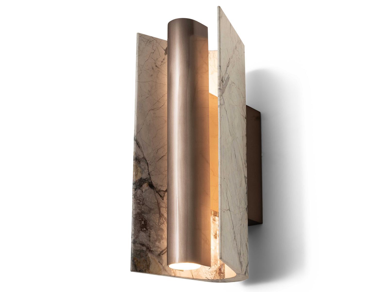 Marble wall light | Wave by Visionnair