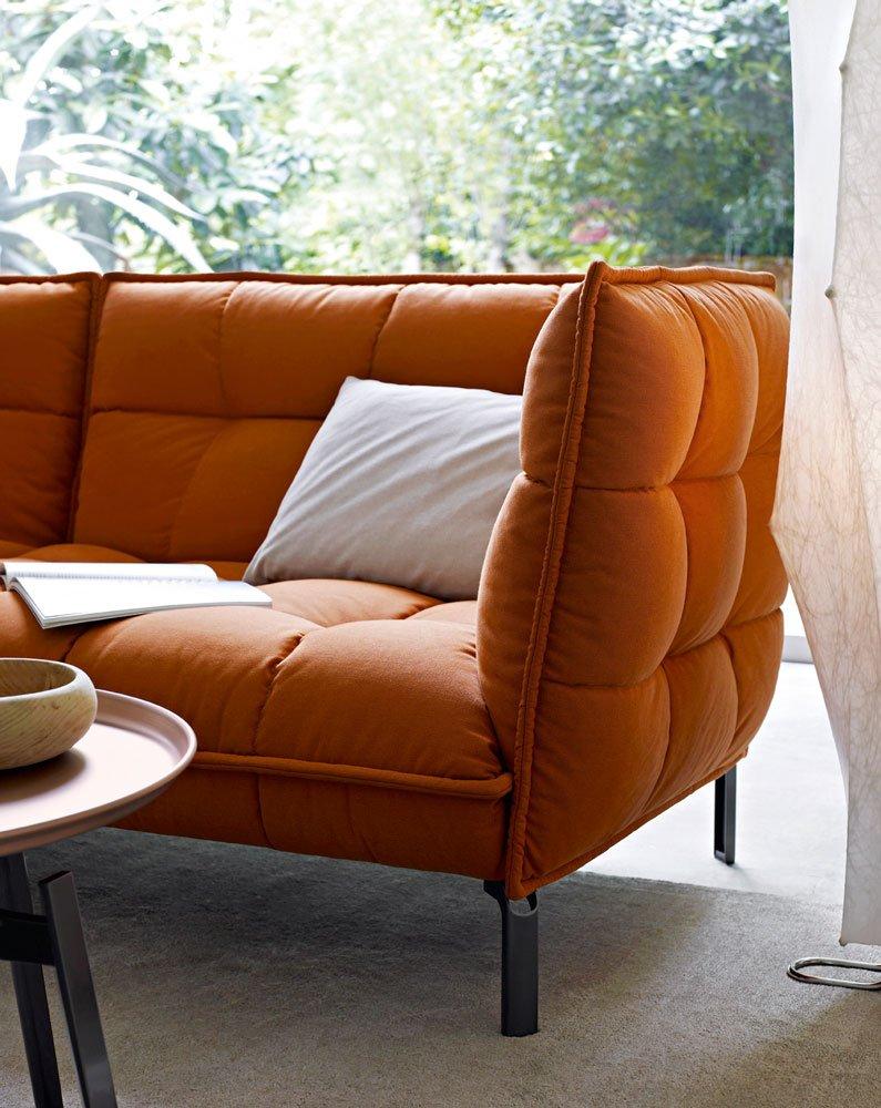 Tufted fabric sofa | Husk by B&B Italia