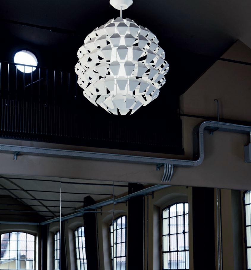 Metal pendant lamp | Agave by Panzeri