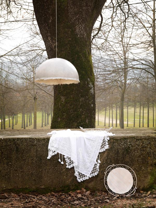 Fiberglass pendant lamp | Plancton by Karman