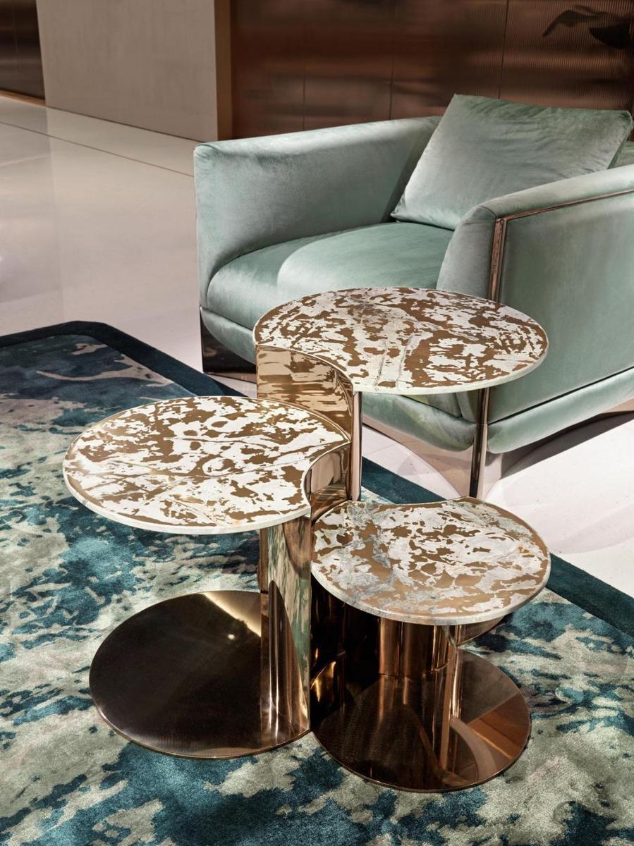 Fabric armchair with armrests | Ca' Foscari by Visionnair