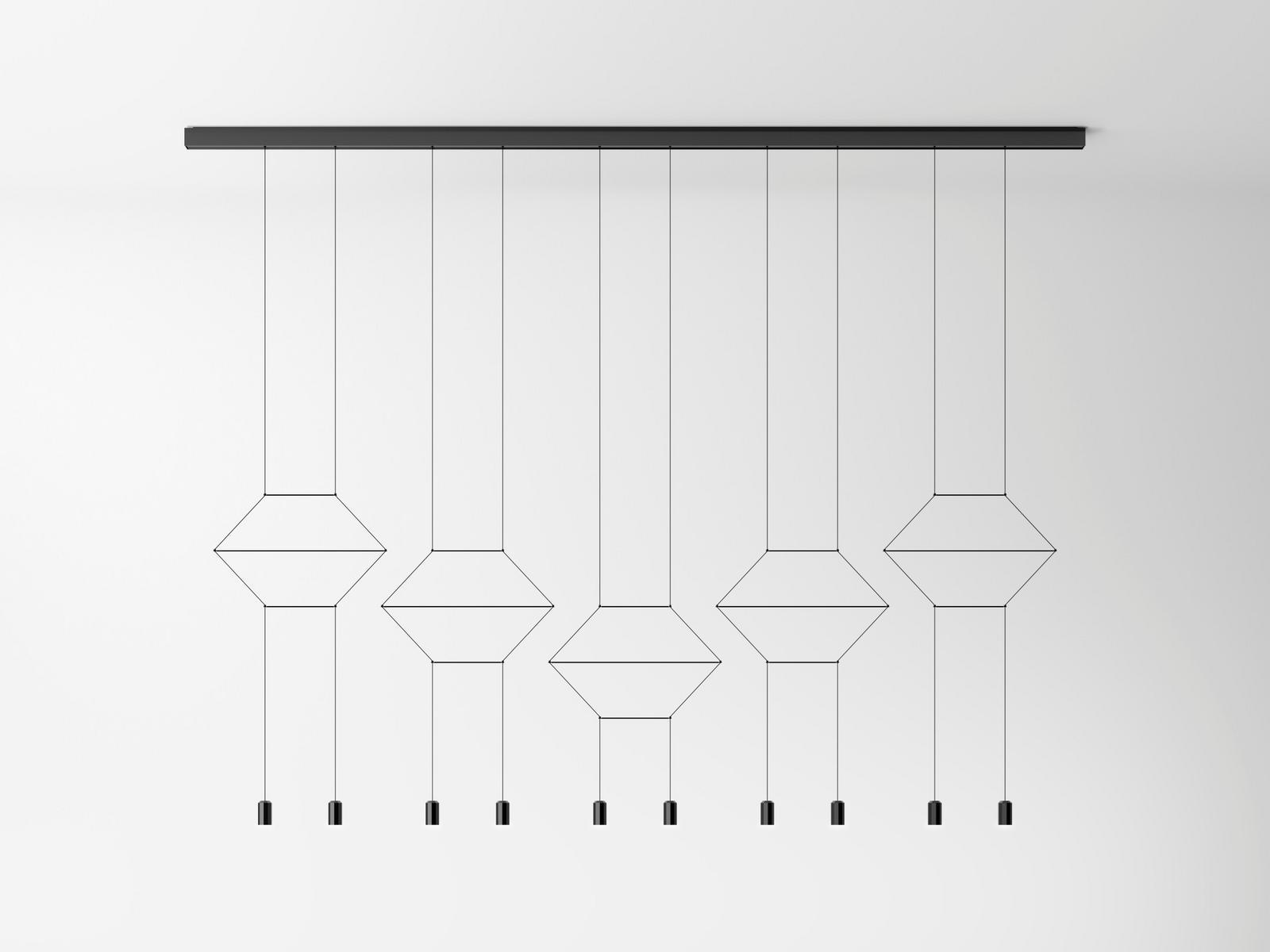 LED pendant lamp | Wireflow Lineal by Vibia