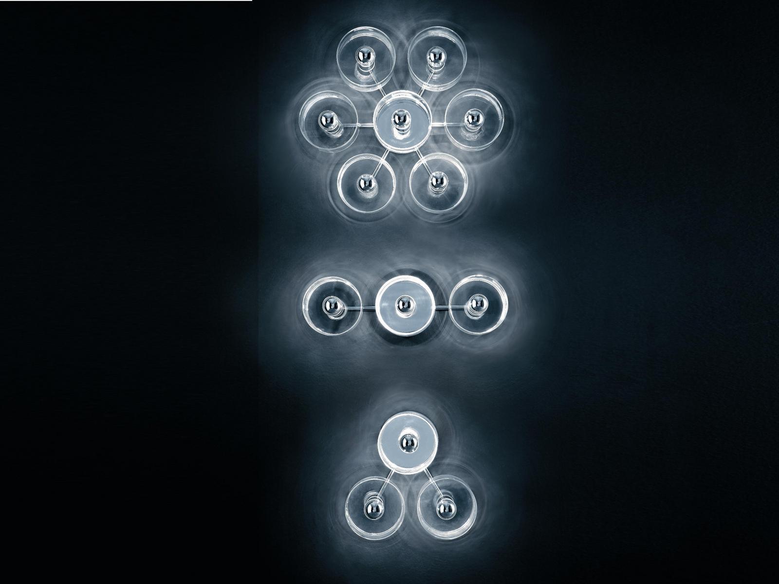 Blown glass wall lamp / ceiling lamp | Fiore - 103/123/139/173 by Oluce