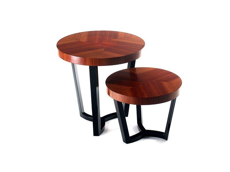 Round rosewood side table | Sulivan by Boca Do Lobo