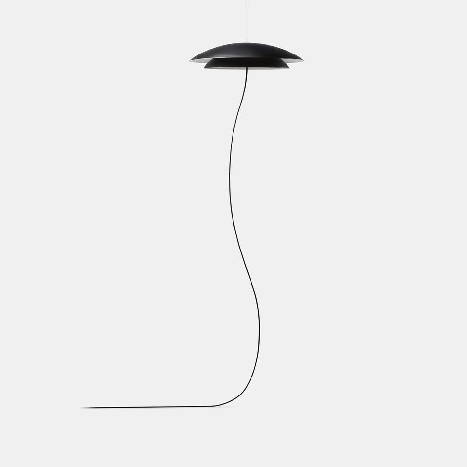 LED steel floor lamp | Noway by Leds C4