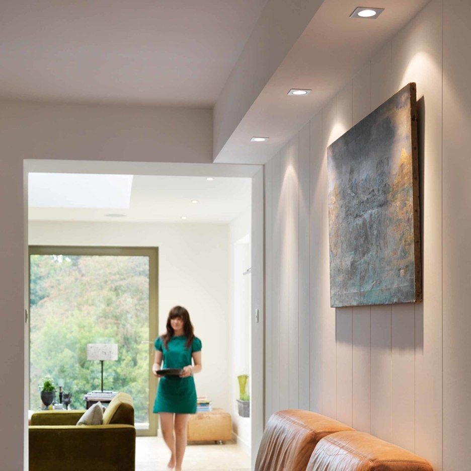 LED square ceiling steel spotlight | Taro Square Fire-rated by Astro lighting