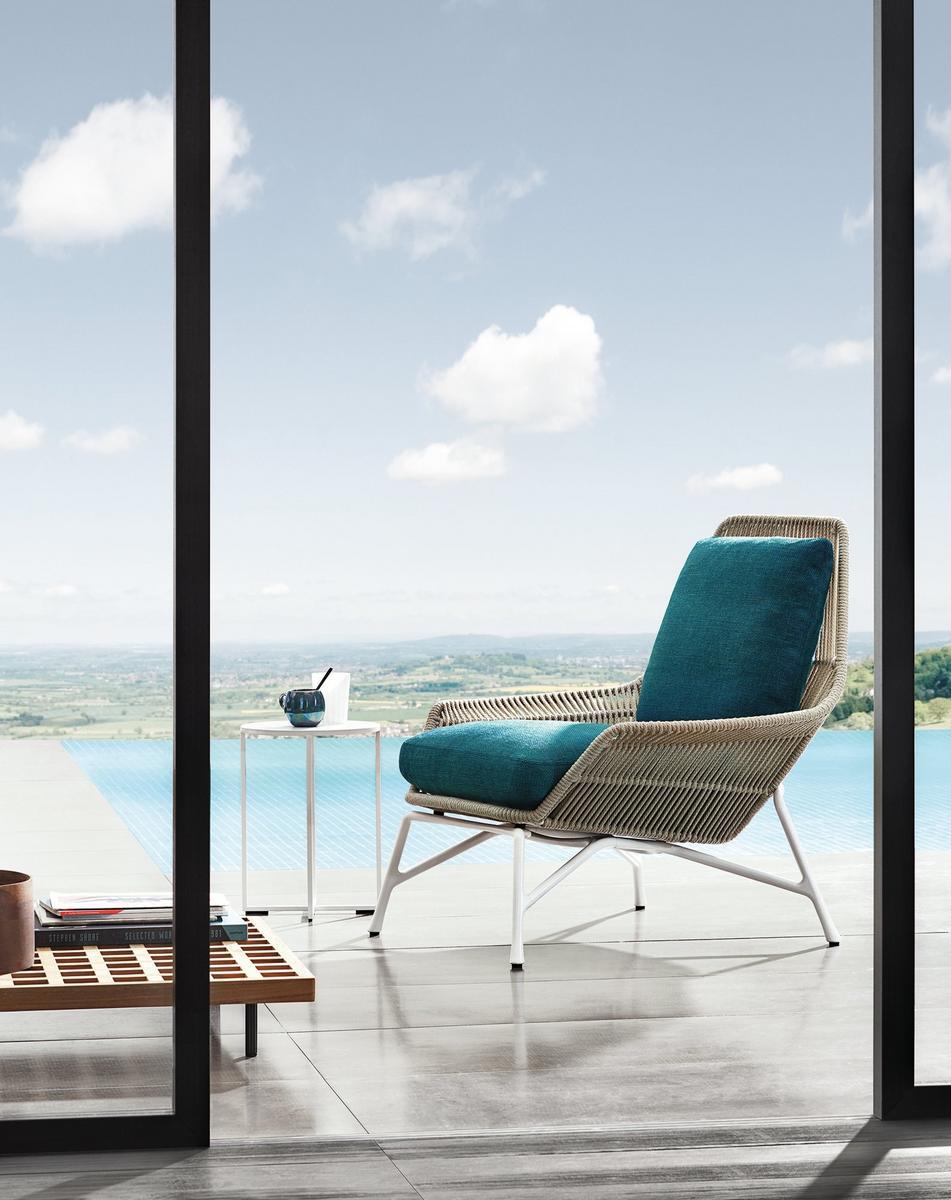 Outdoor armchair | Prince “cord” Outdoor by Minotti