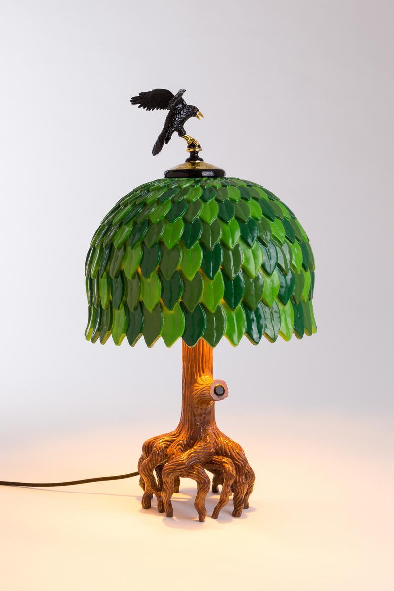 LED indirect light resin table lamp | Tiffany Tree by Seletti