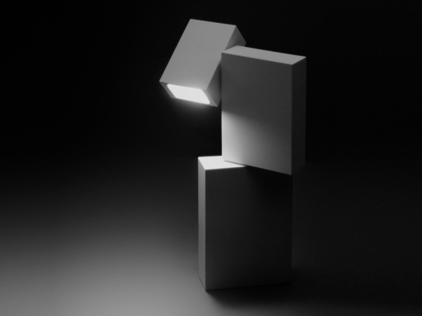 Metal bollard light | Boxes by Vibia