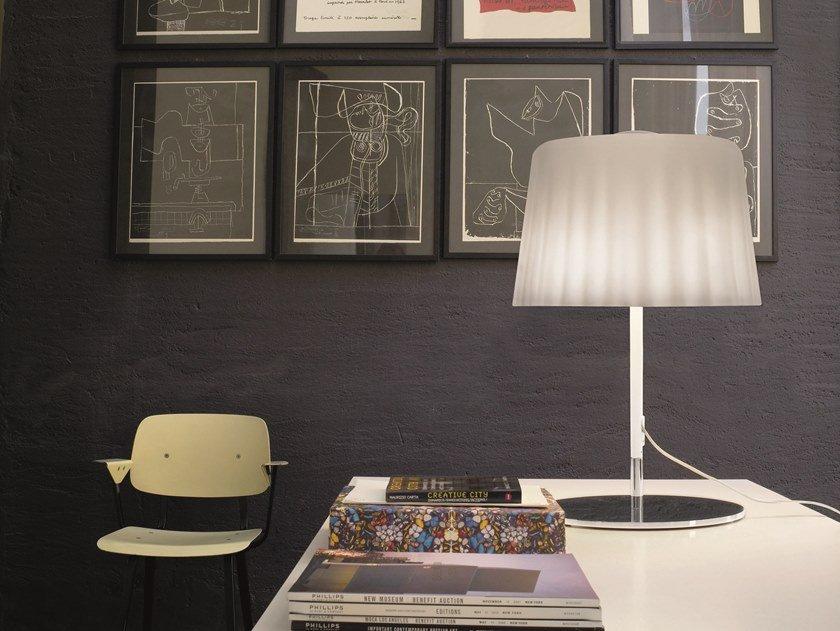 Blown glass table lamp | Cloth Lt by Vistosi