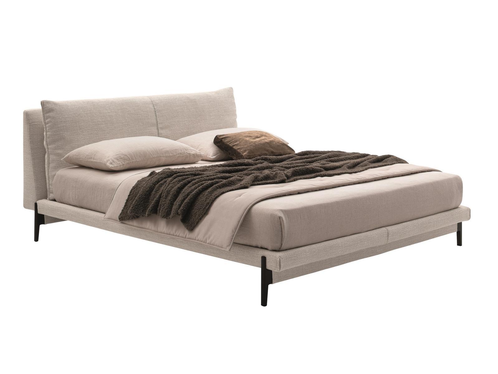 Fabric bed with upholstered headboard | Kim by Ditre Italia