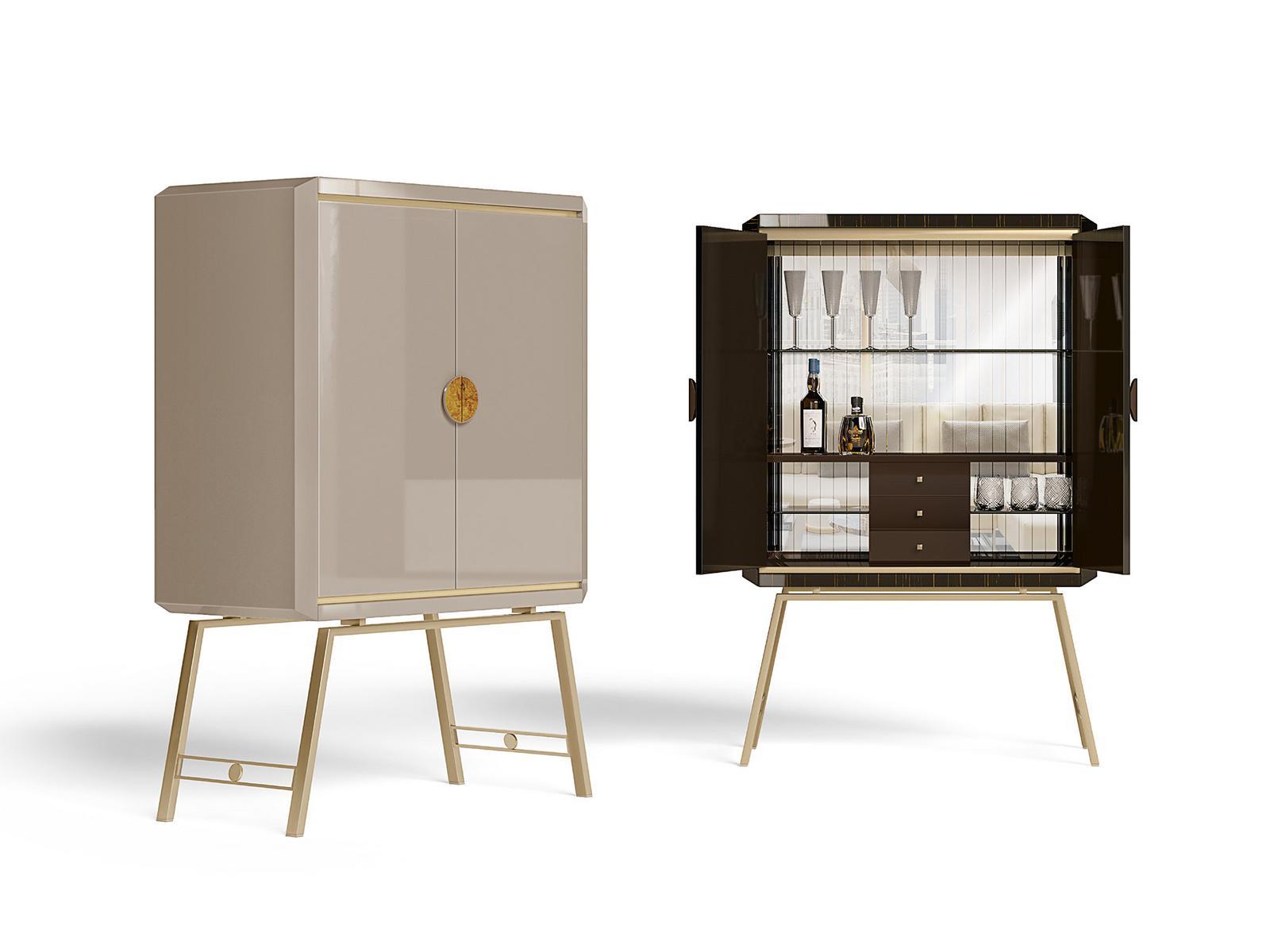 Wooden bar cabinet | Richmond Upon Thames by Barnini Oseo