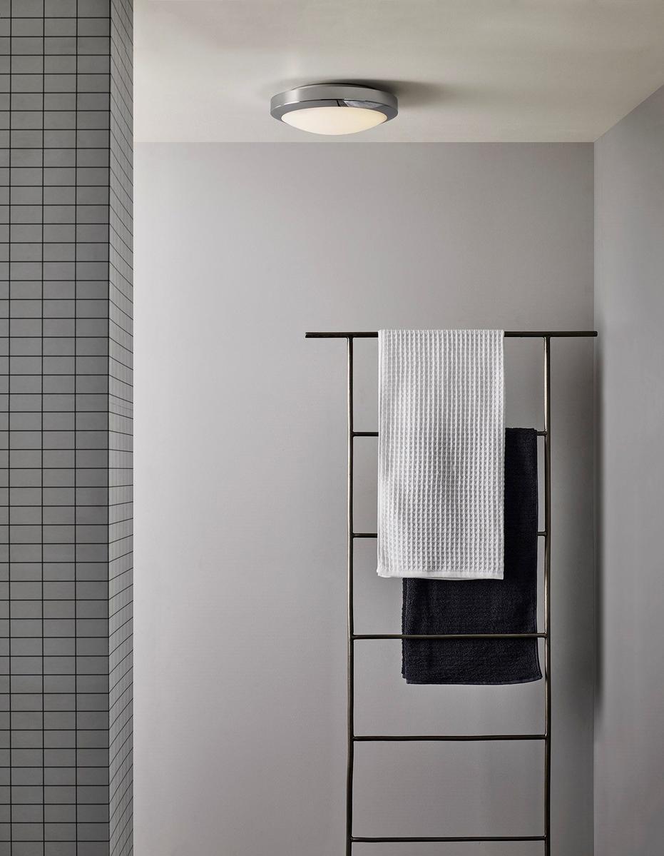 Glass and steel wall lamp / ceiling lamp | Dakota 300 by Astro lighting