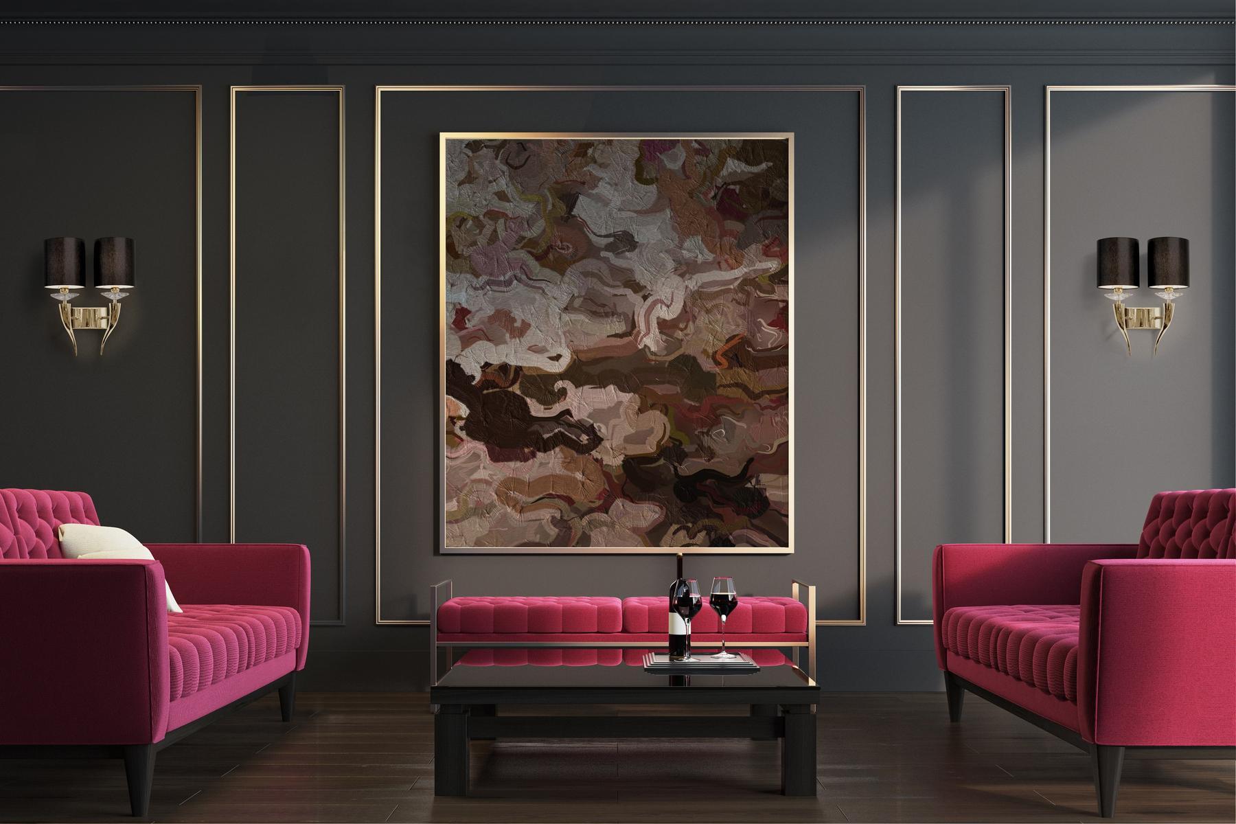 Contemporary style indirect light metal wall lamp with fixed arm | Loving Arms W2 by Ilfari