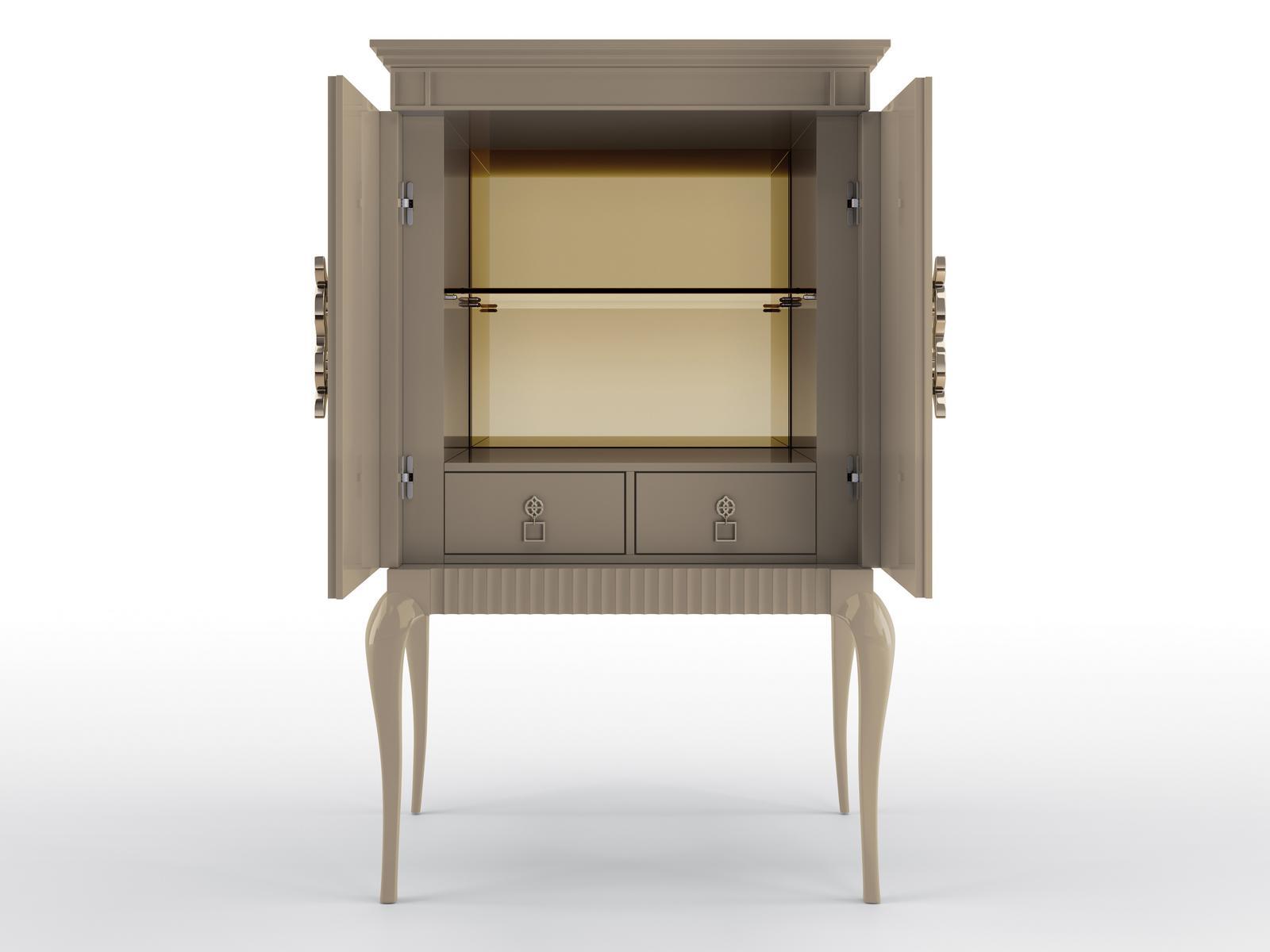 Solid wood bar cabinet | Fritz by Bruno Zampa