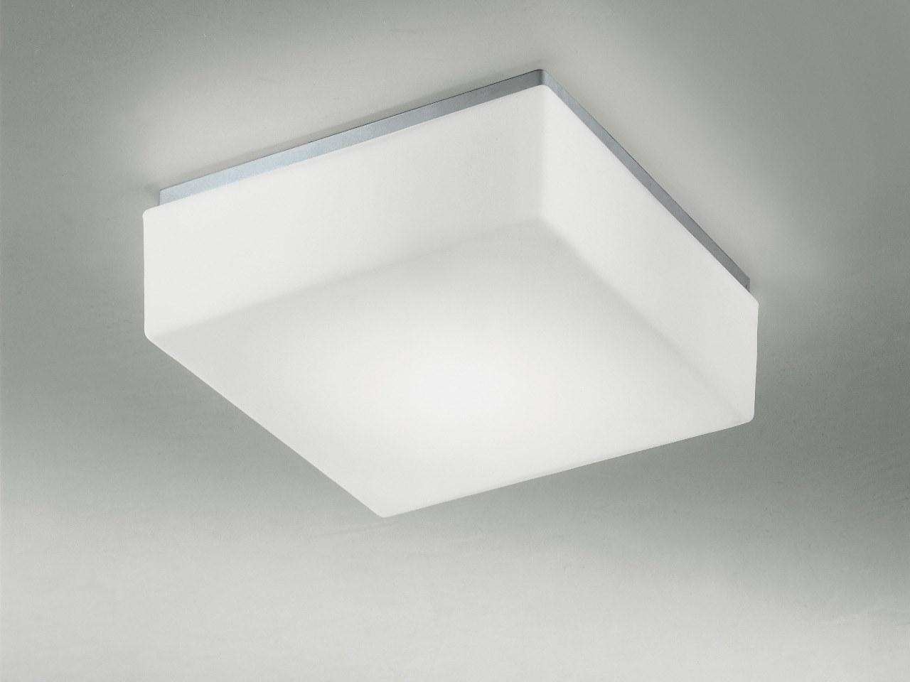 Blown glass wall lamp / ceiling lamp | Cubi P-pl28 by Leucos