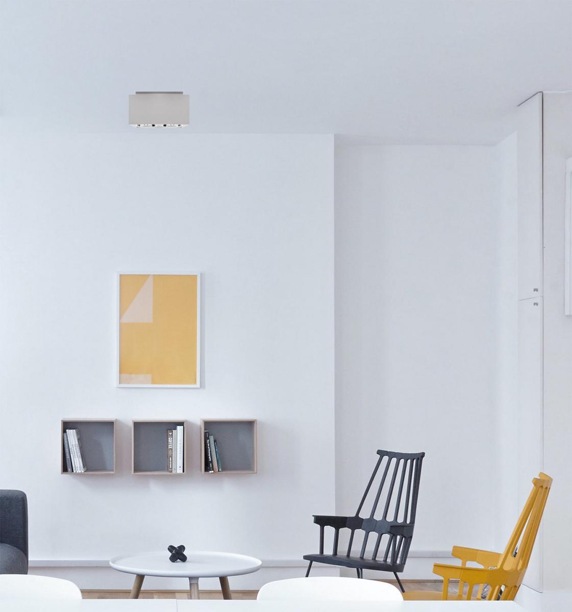 Adjustable extruded aluminium ceiling lamp | Duo by Nemo