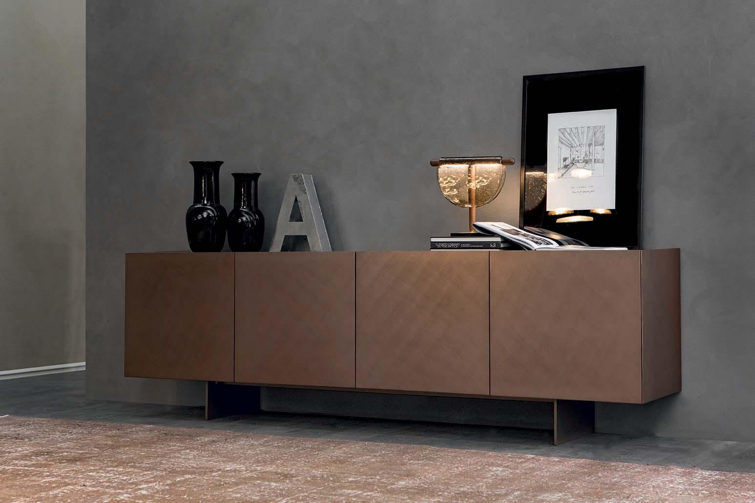 Wooden sideboard with doors | Coated by Tonin Casa
