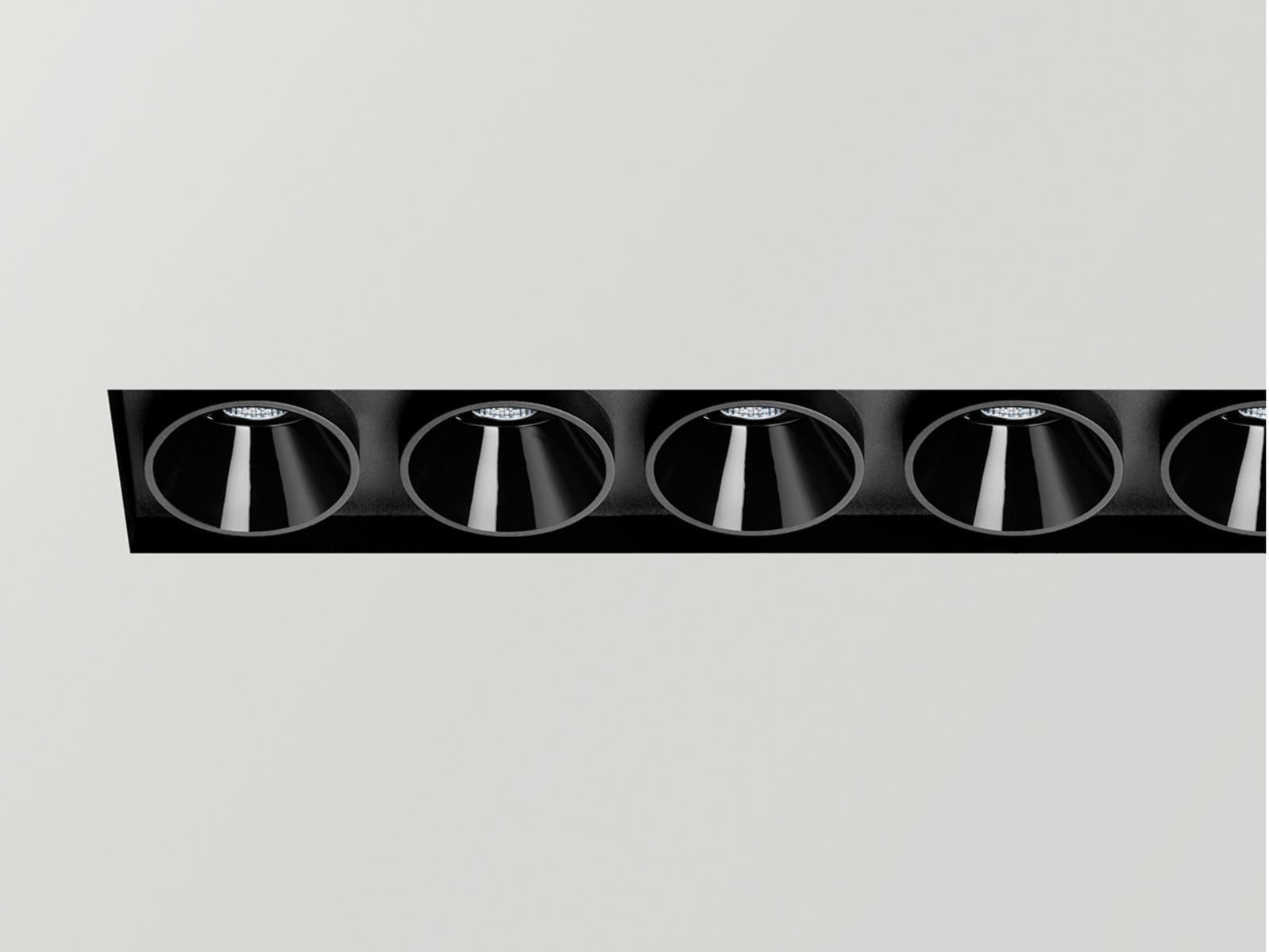 LED multiple recessed aluminium spotlight |  by Arkoslight