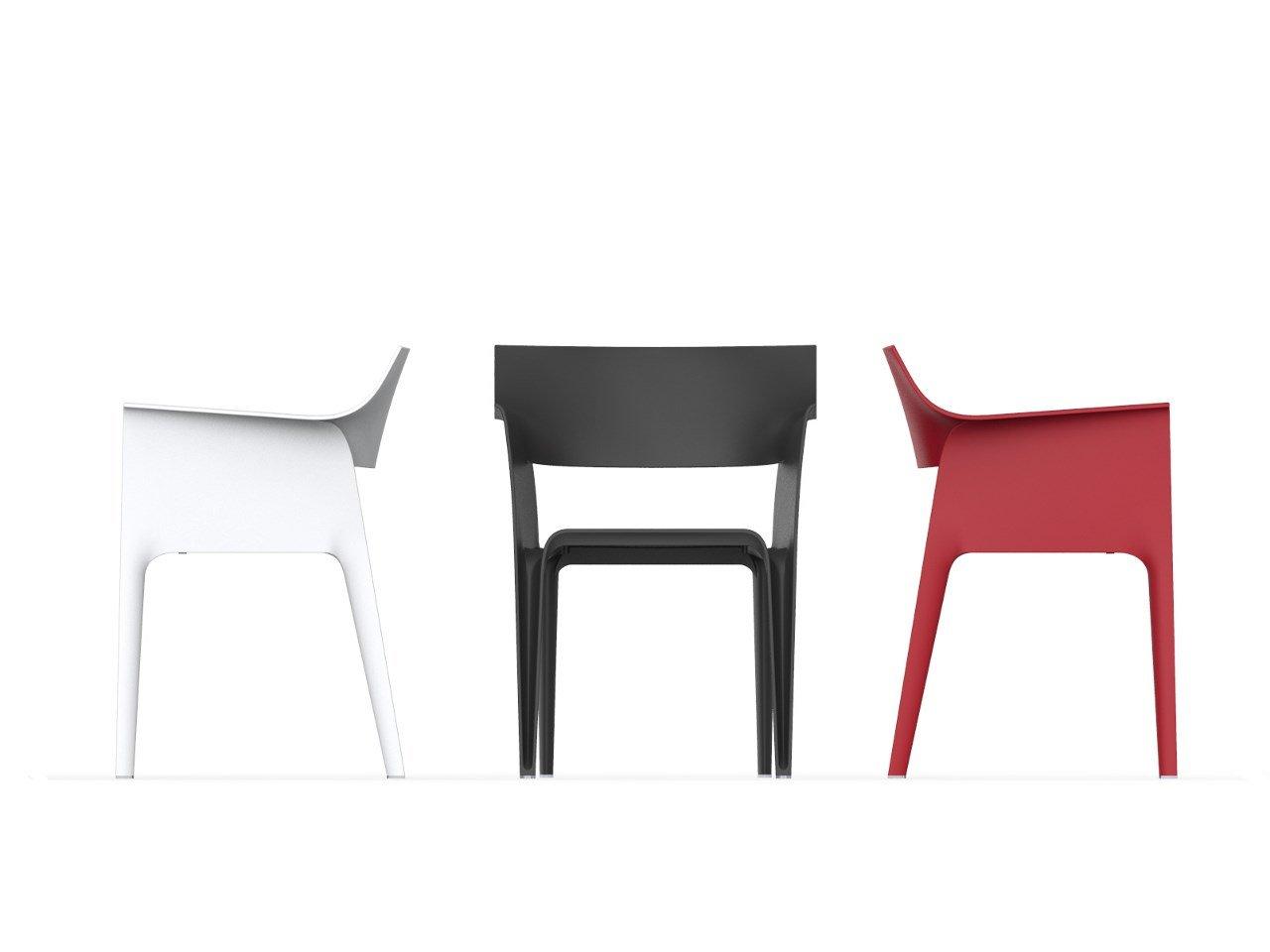 Garden chair with armrests | Pedrera by Vondom