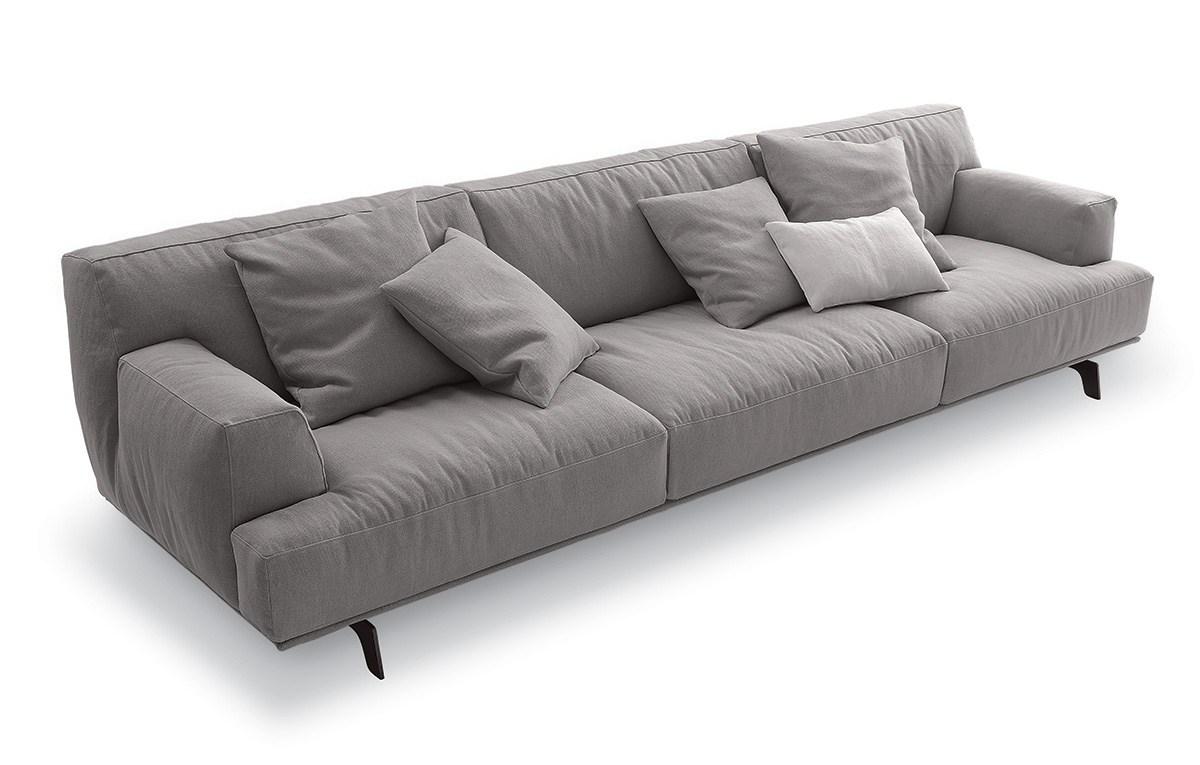 Sectional fabric sofa | Tribeca by Poliform