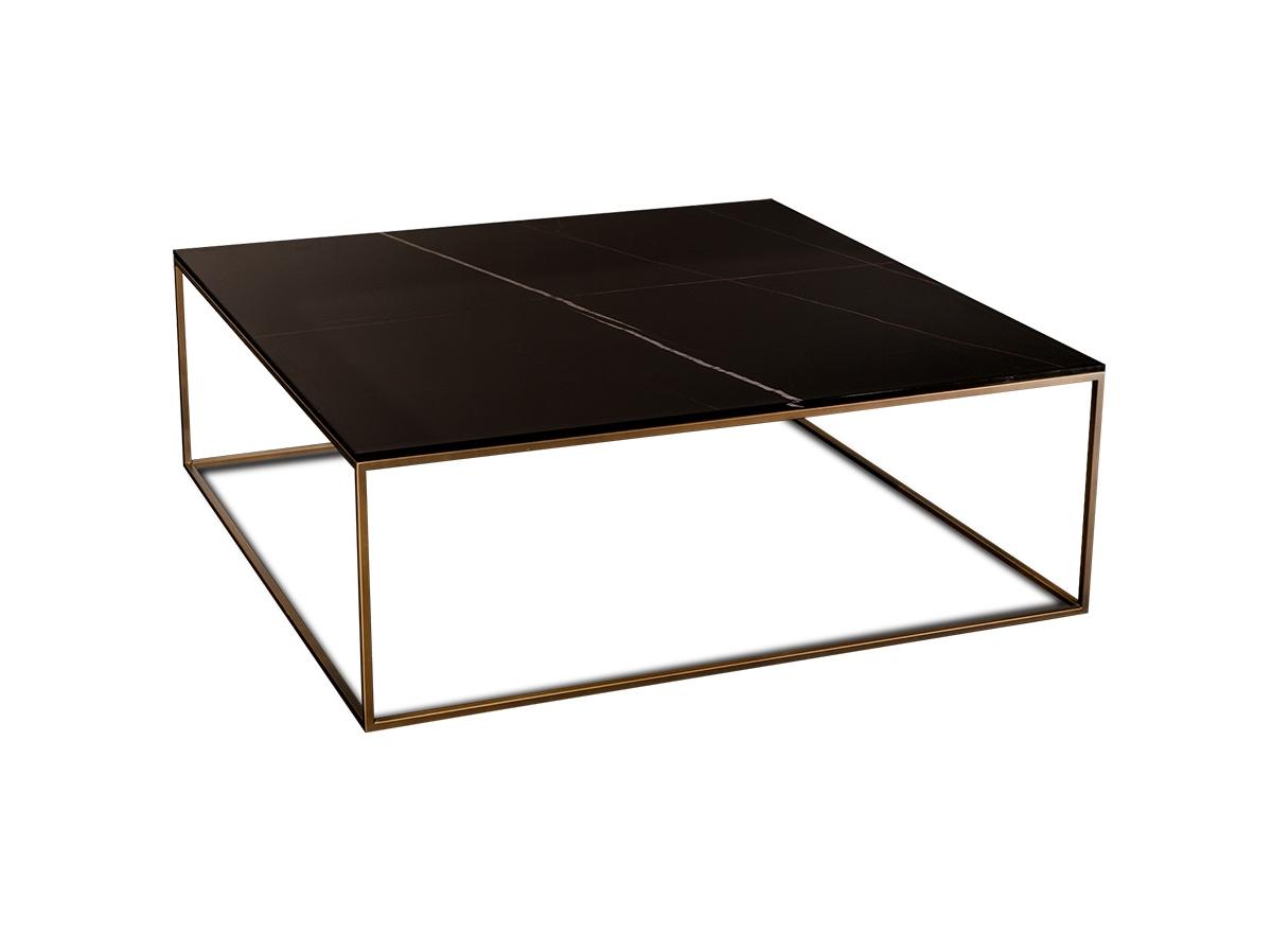 Square Marble glass coffee table | Kubo by Reflex