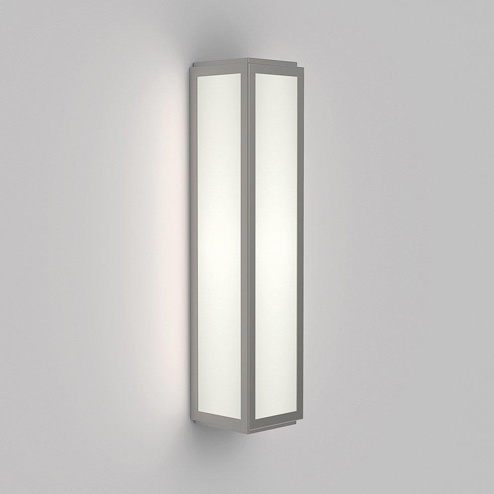 LED glass and steel wall lamp for bathroom | Mashiko by Astro lighting