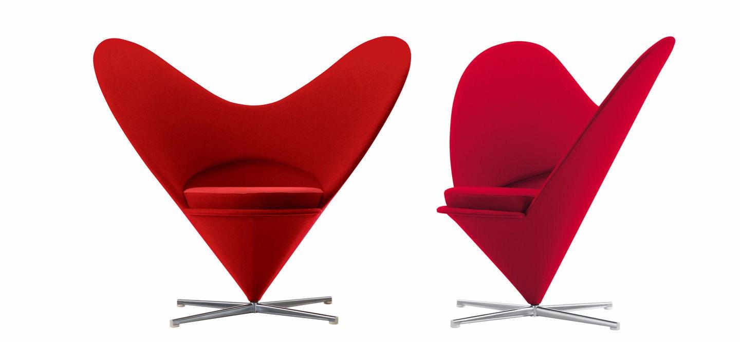 Wing fabric armchair | Heart Cone by Vitra