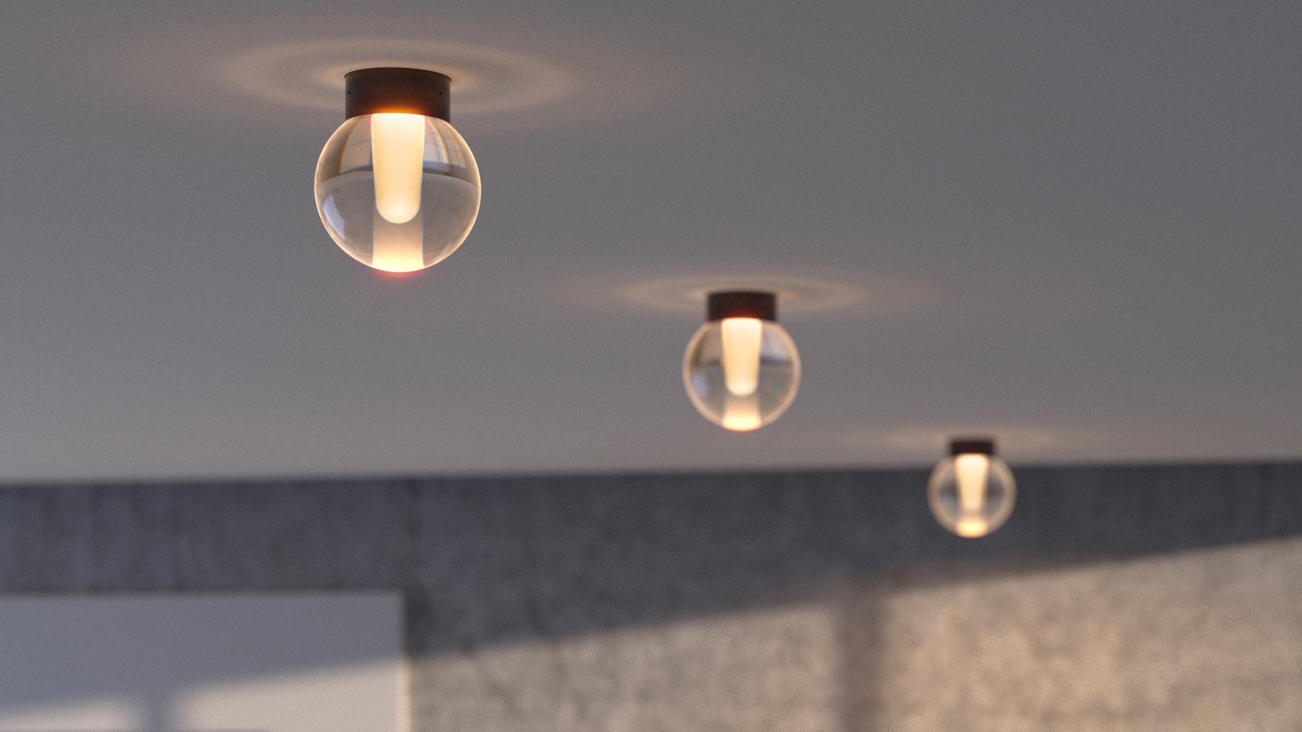 LED semi-inset glass spotlight | Alaska Trimless by Arkoslight